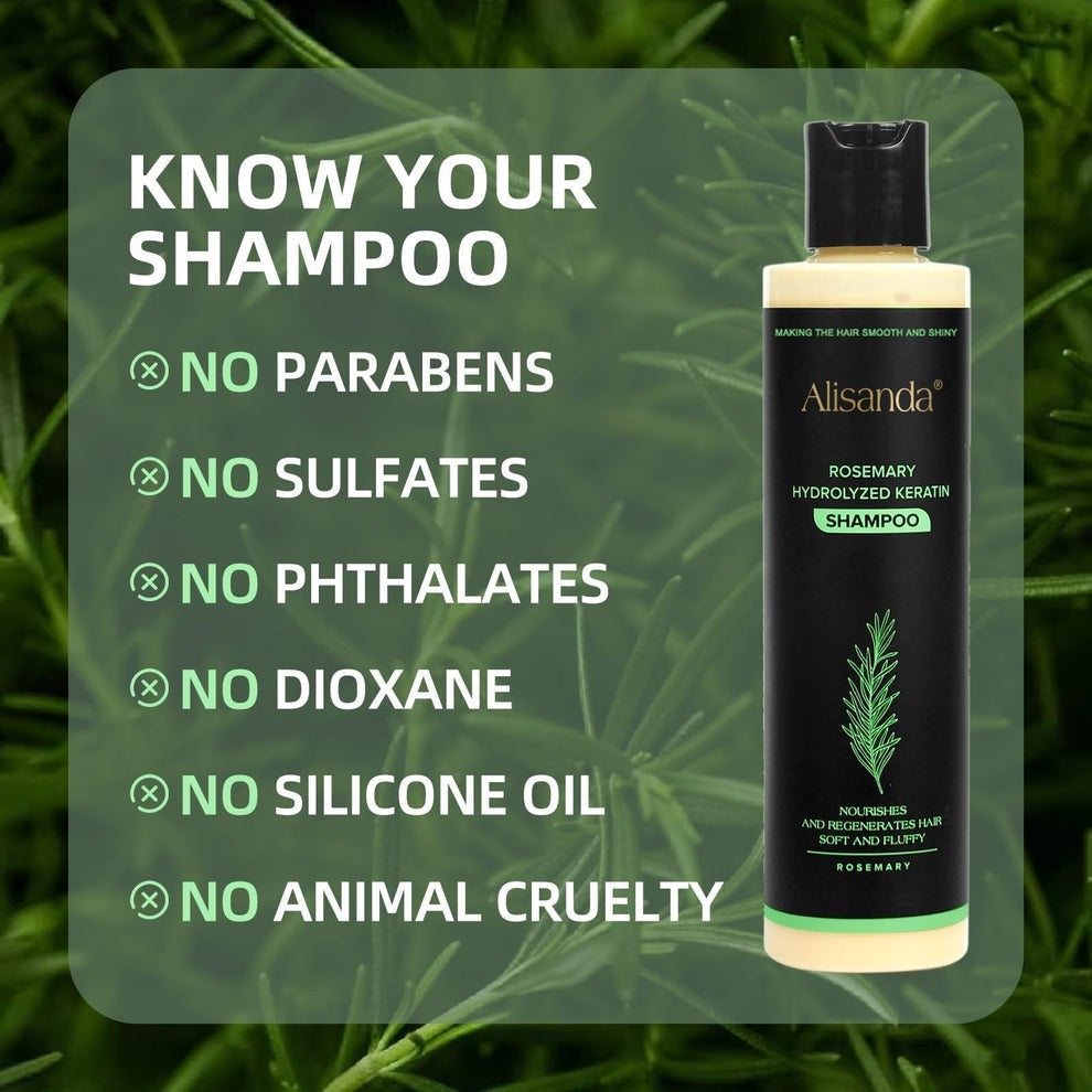 Goldanx® Organic Rosemary Hair Growth Shampoo
